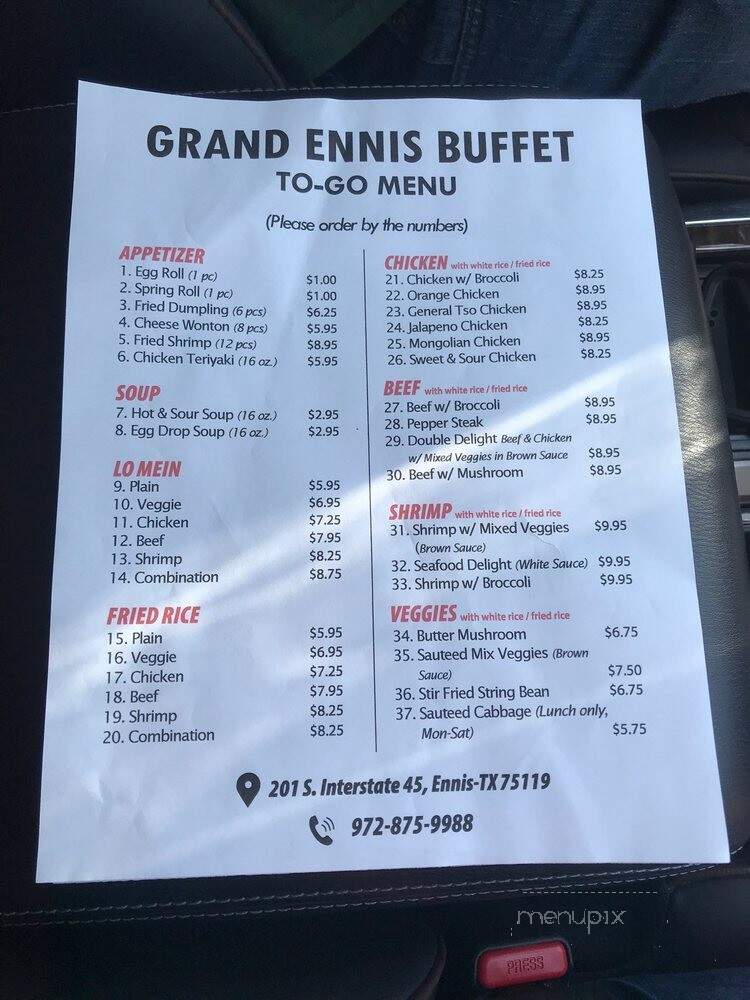 Grand Ennis Buffet - Ennis, TX