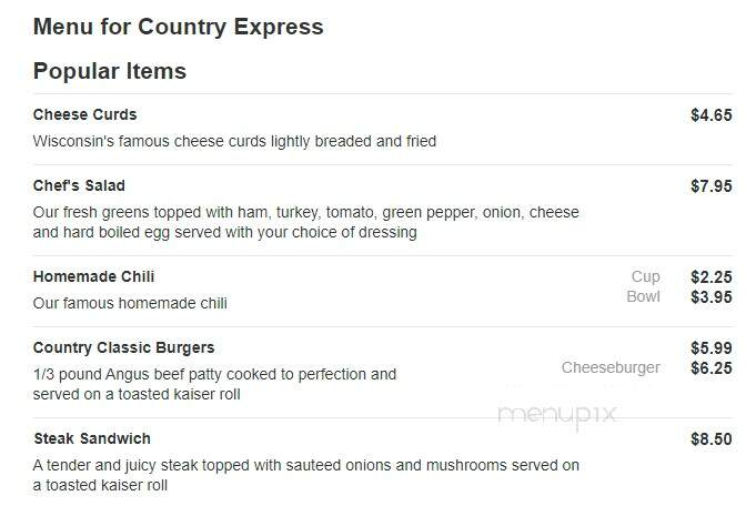 Country Express - De Pere, WI