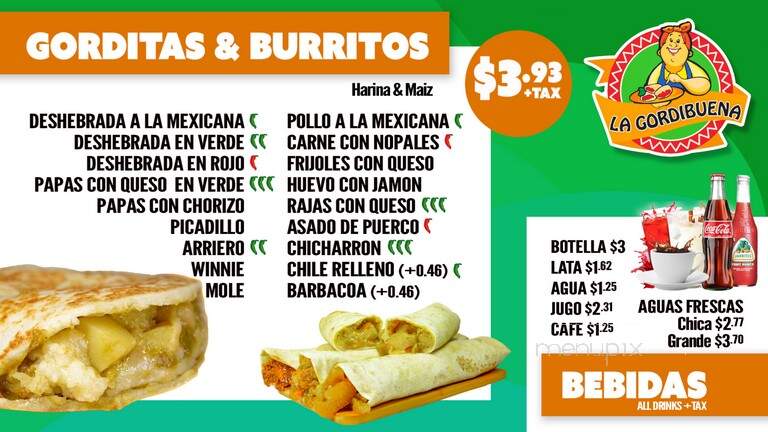 La Gordibuena Doniphan - Canutillo, TX menu_pic