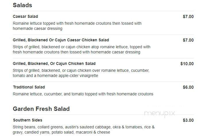 Freshwater's Southern - Plainfield, NJ menu_pic