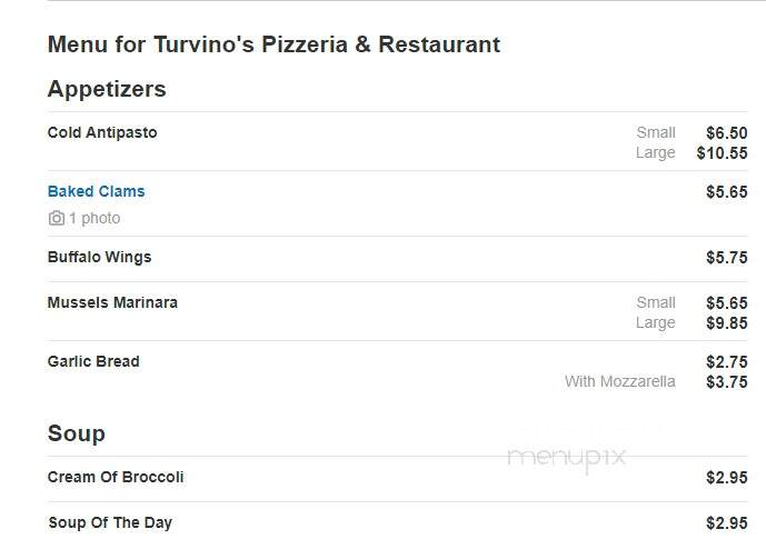 Turvino's Pizzeria - Glen Rock, NJ