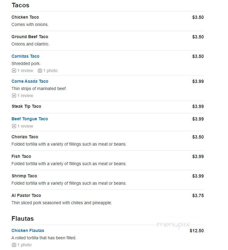 Major League Pizzeria & Spanish Food - Marshfield, MA menu_pic
