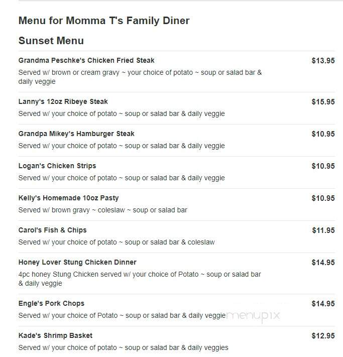 Momma T's Family Diner - Anaconda, MT