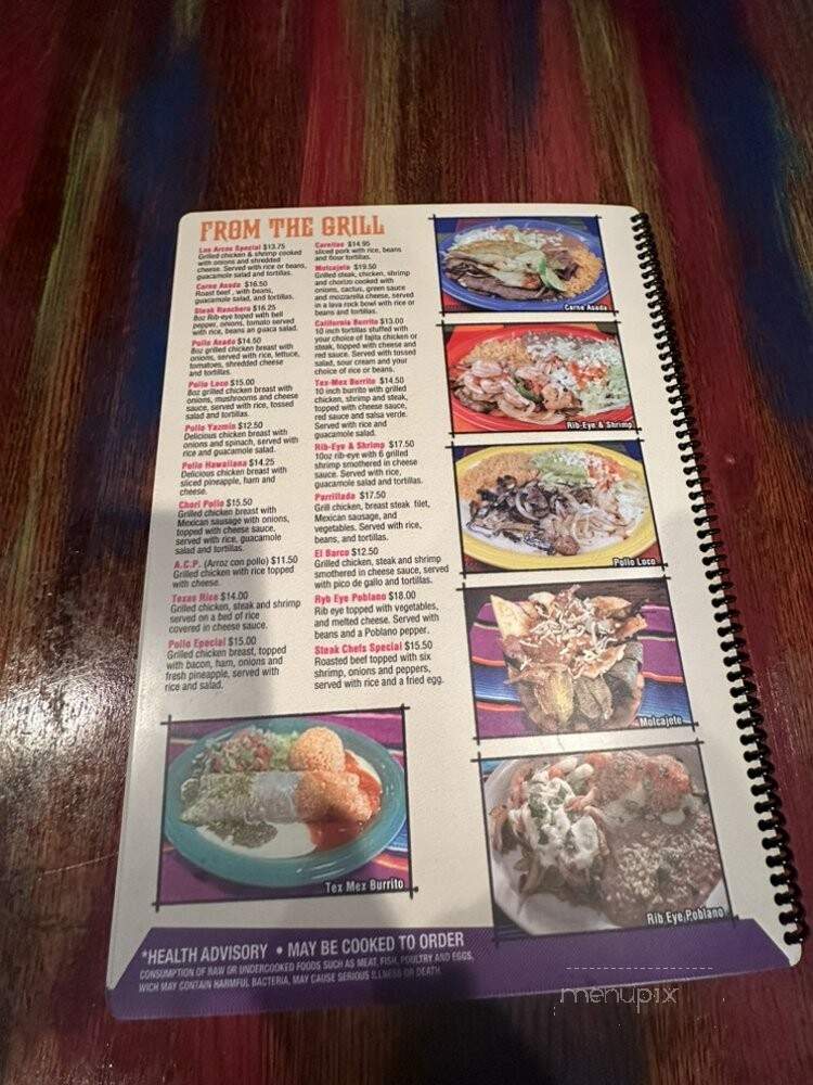 Los Arcos Mexican Restaurant Bar and Grill - Lula, GA menu_pic