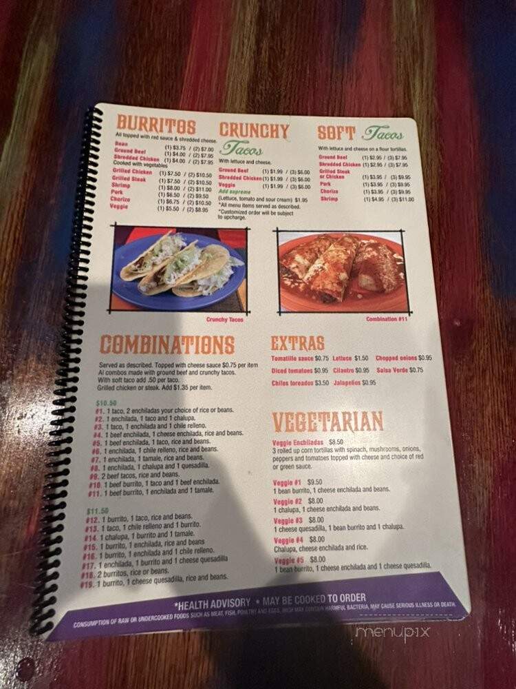 Los Arcos Mexican Restaurant Bar and Grill - Lula, GA menu_pic