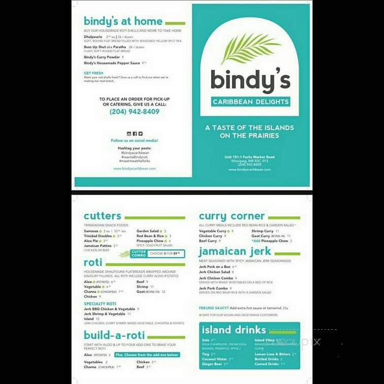 Bindy's Caribbean Delights Eatery - Winnipeg, MB