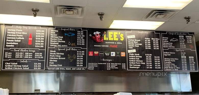 Lee's Hamburgers - Kenner, LA menu_pic