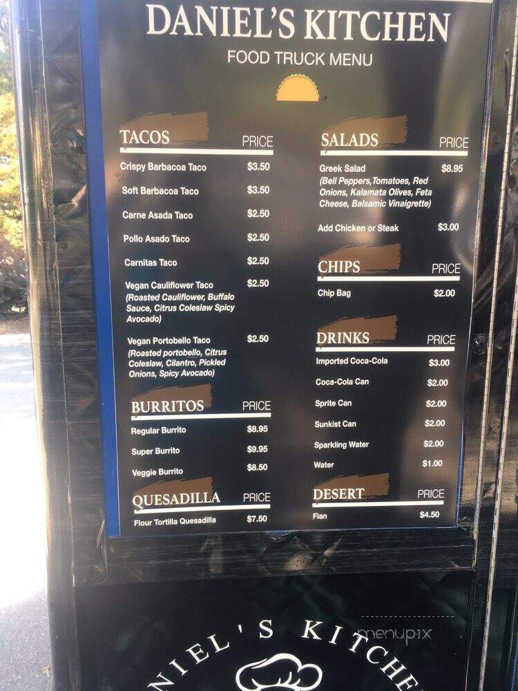 Daniels Kitchen - Redwood City, CA menu_pic