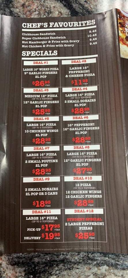 Randy's Pizza & Donair - Halifax, NS menu_pic