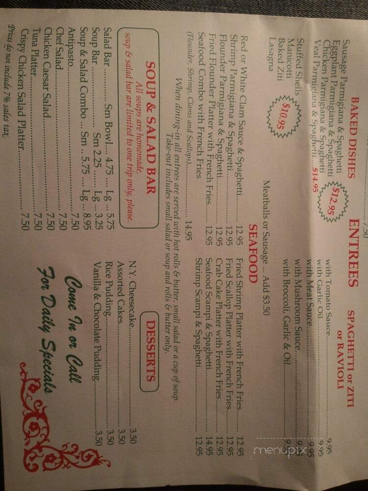 Three Brothers - Egg Harbor Township, NJ menu_pic