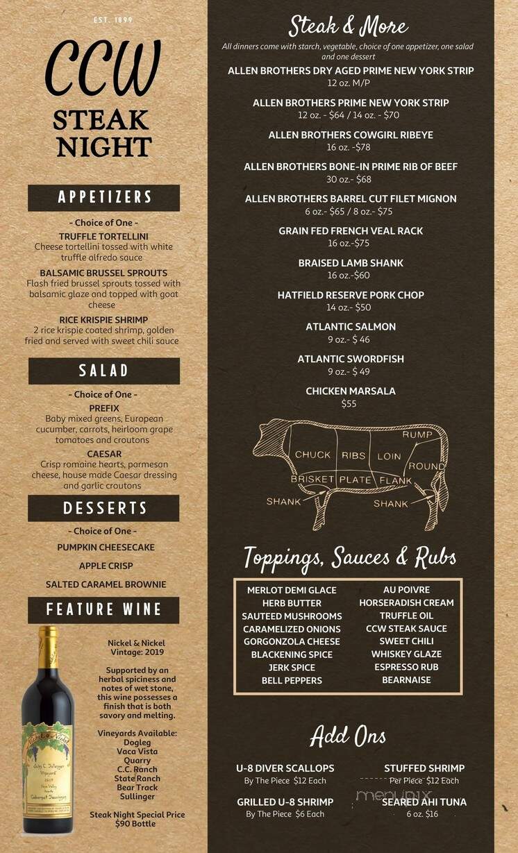 Country Club - Waterbury, CT menu_pic