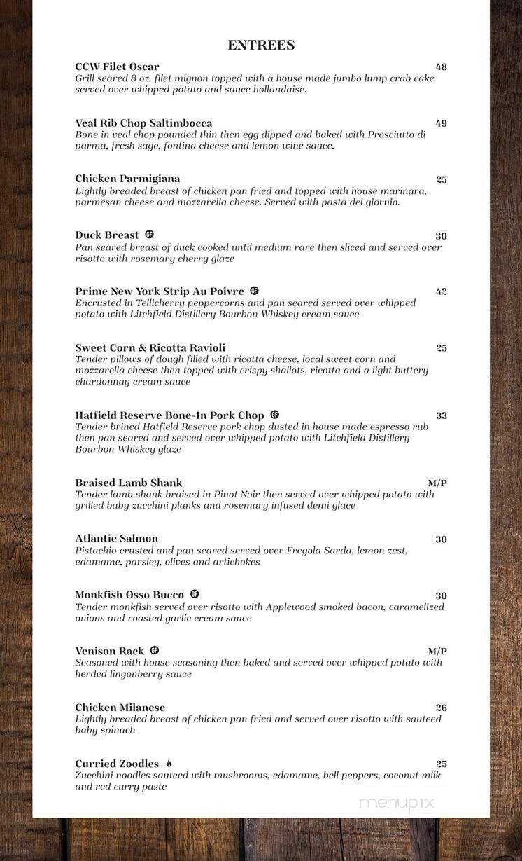 Country Club - Waterbury, CT menu_pic