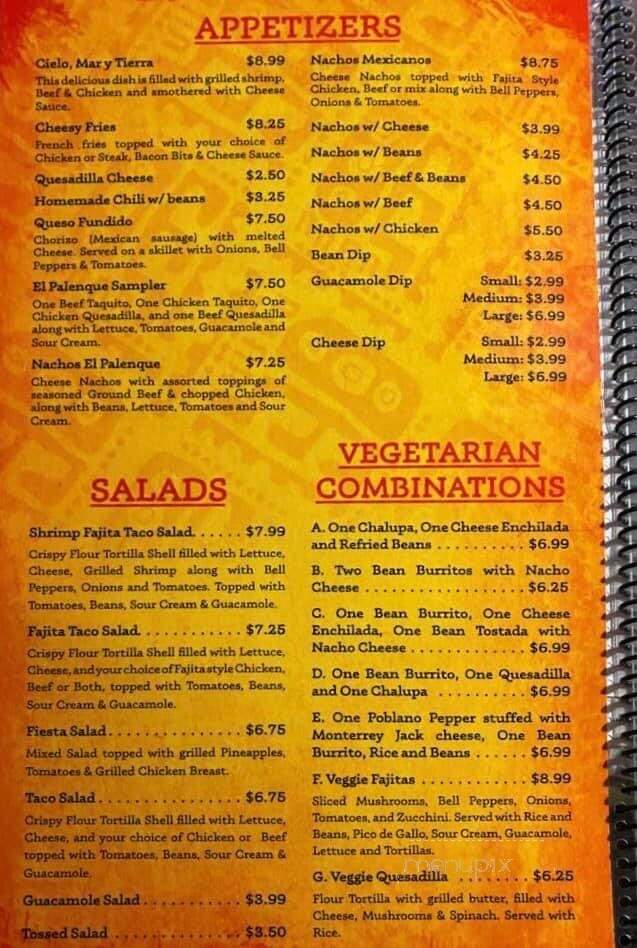 El Acapulco - Batesville, AR menu_pic