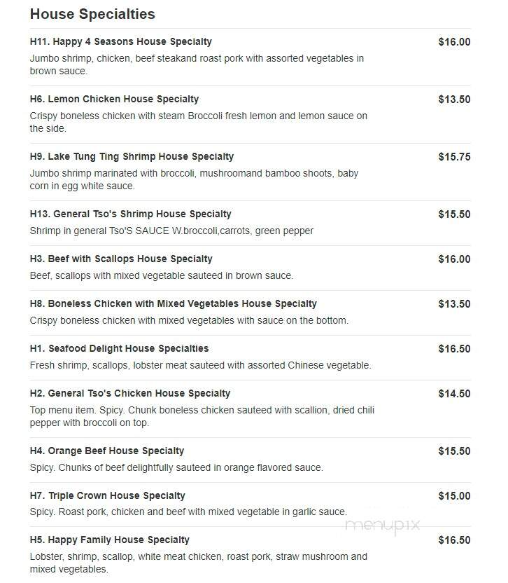 Wang's Kitchen - Wethersfield, CT menu_pic