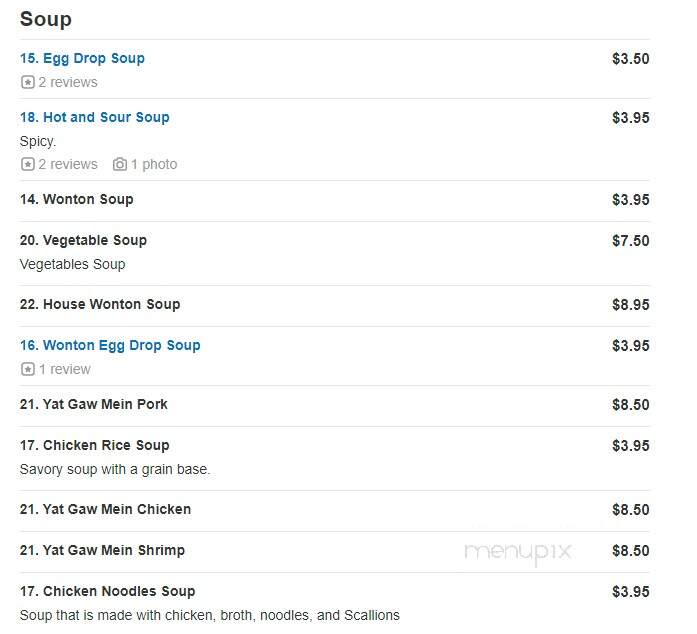 Wang's Kitchen - Wethersfield, CT menu_pic