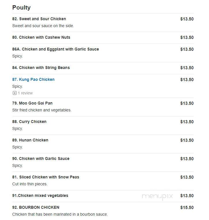 Wang's Kitchen - Wethersfield, CT menu_pic