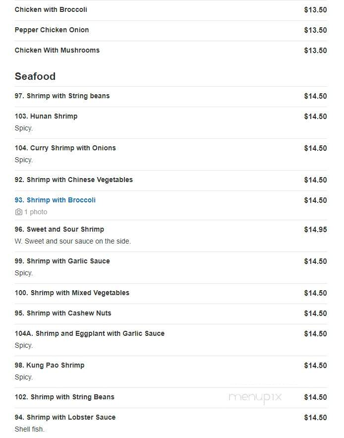 Wang's Kitchen - Wethersfield, CT menu_pic