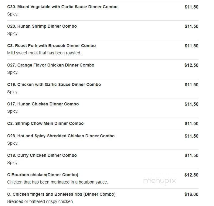 Wang's Kitchen - Wethersfield, CT menu_pic