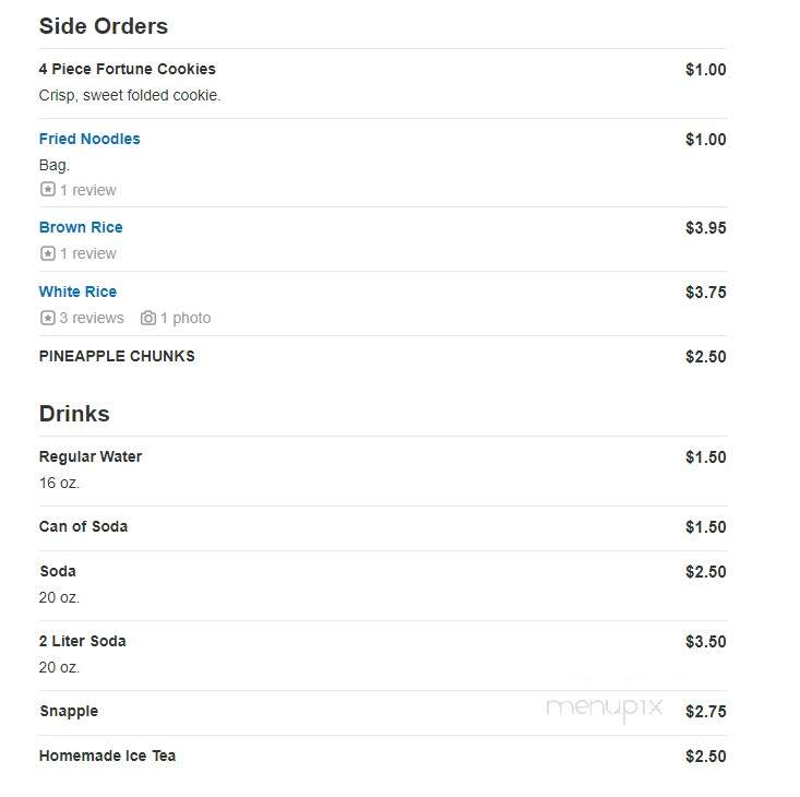 Wang's Kitchen - Wethersfield, CT menu_pic