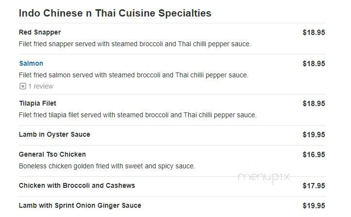 Tandoor Authentic Indian Cuisine - Morganville, NJ menu_pic