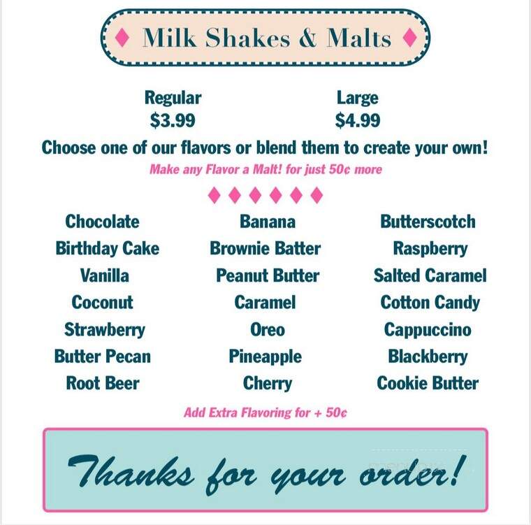 Kayla's Diner - Harrodsburg, KY menu_pic
