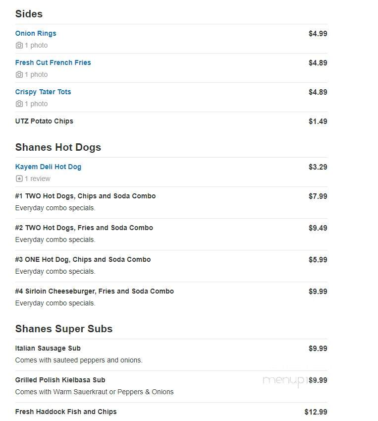 Shane's Hot Dogs - Gardner, MA