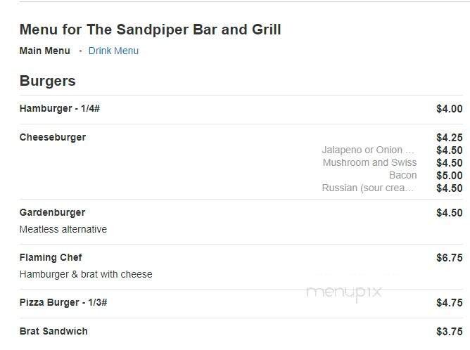 Sandpiper Bar & Grill - Two Rivers, WI