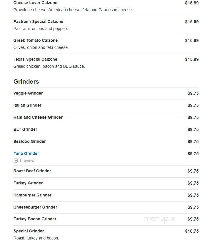 Fancy Pizza - South Grafton, MA menu_pic
