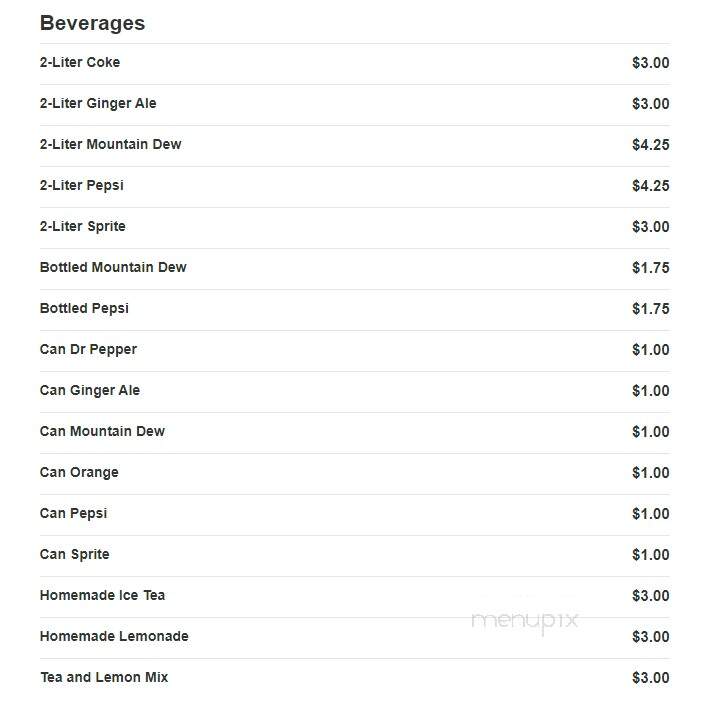Kin's Wok - Petersburg, VA menu_pic