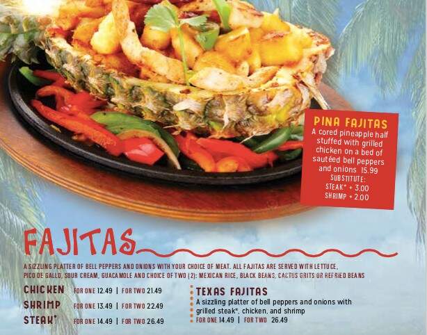 Cactus Cafe & Coyote Cantina - Foley, AL menu_pic