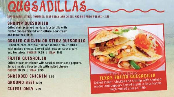 Cactus Cafe & Coyote Cantina - Foley, AL menu_pic