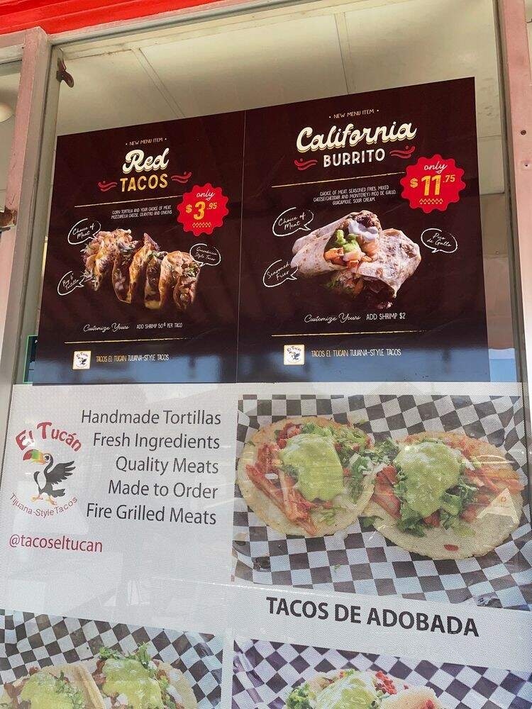 El Tucan Restaurant - Richmond, CA menu_pic