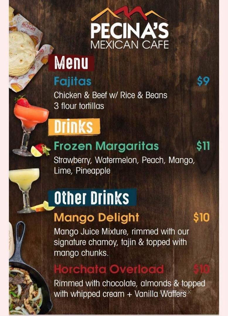 Pecinas - El Reno, OK menu_pic