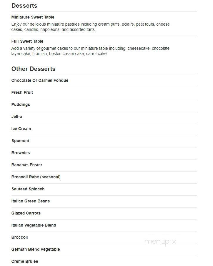 M.E.I. Catering Inc. - Feasterville Trevose, PA menu_pic