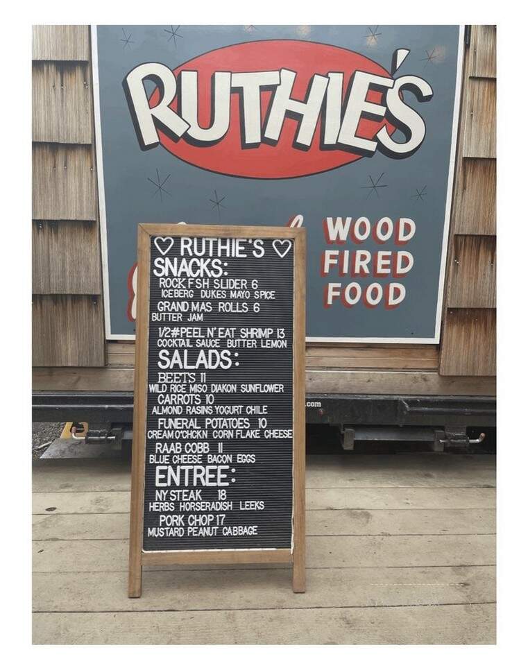 Ruthie's Cafe - Portland, OR menu_pic