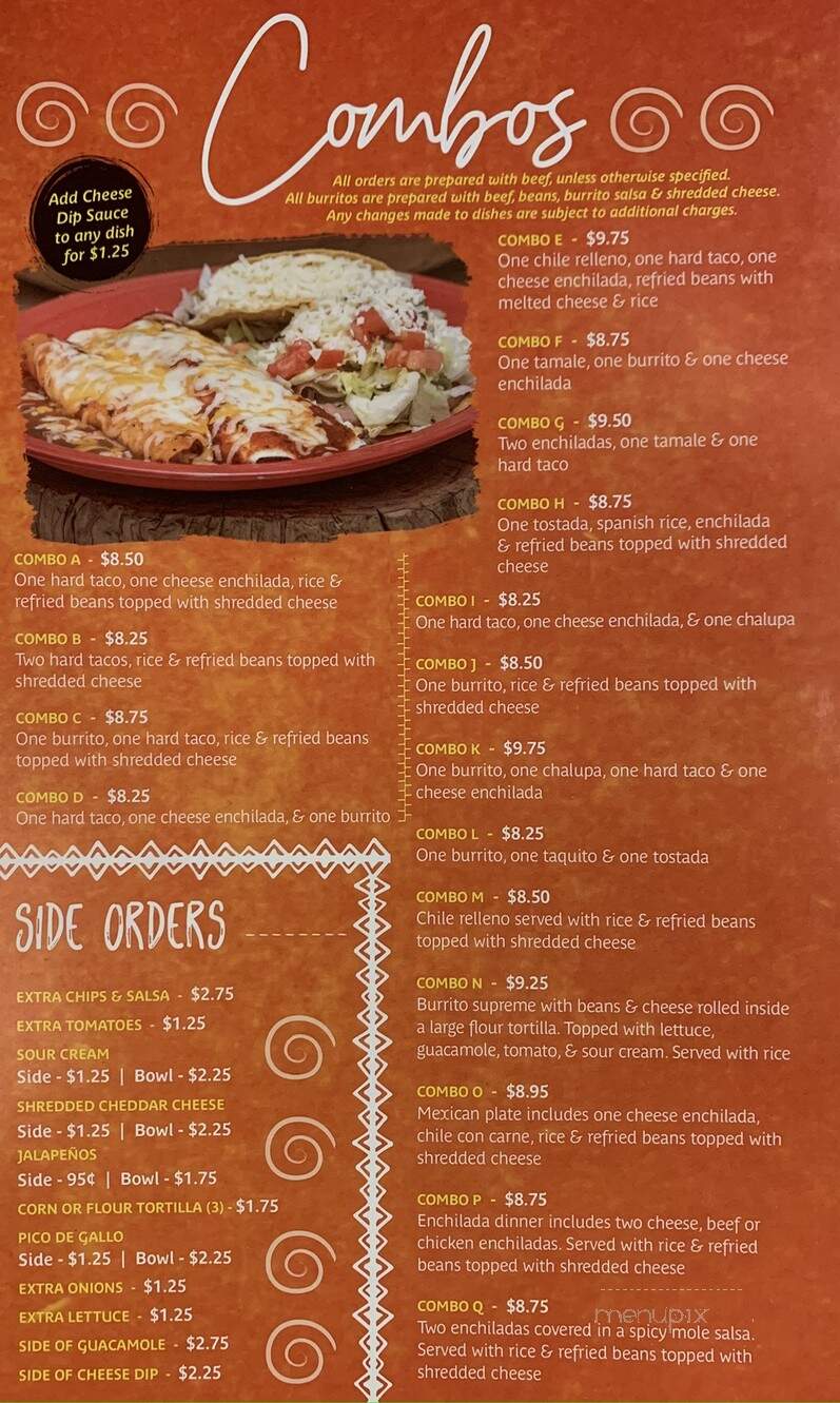 La Fiesta Mexican Grill - Villa Rica, GA menu_pic