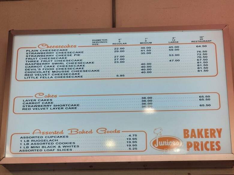 Junior Luncheonette - Brooklyn, NY menu_pic