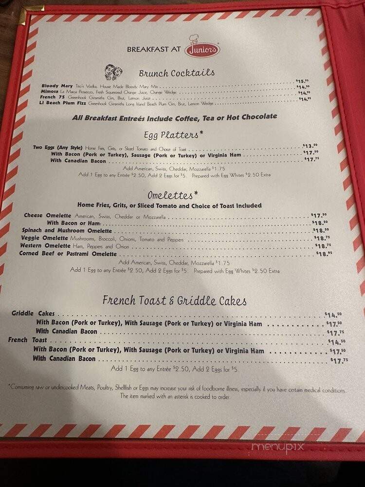 Junior Luncheonette - Brooklyn, NY menu_pic