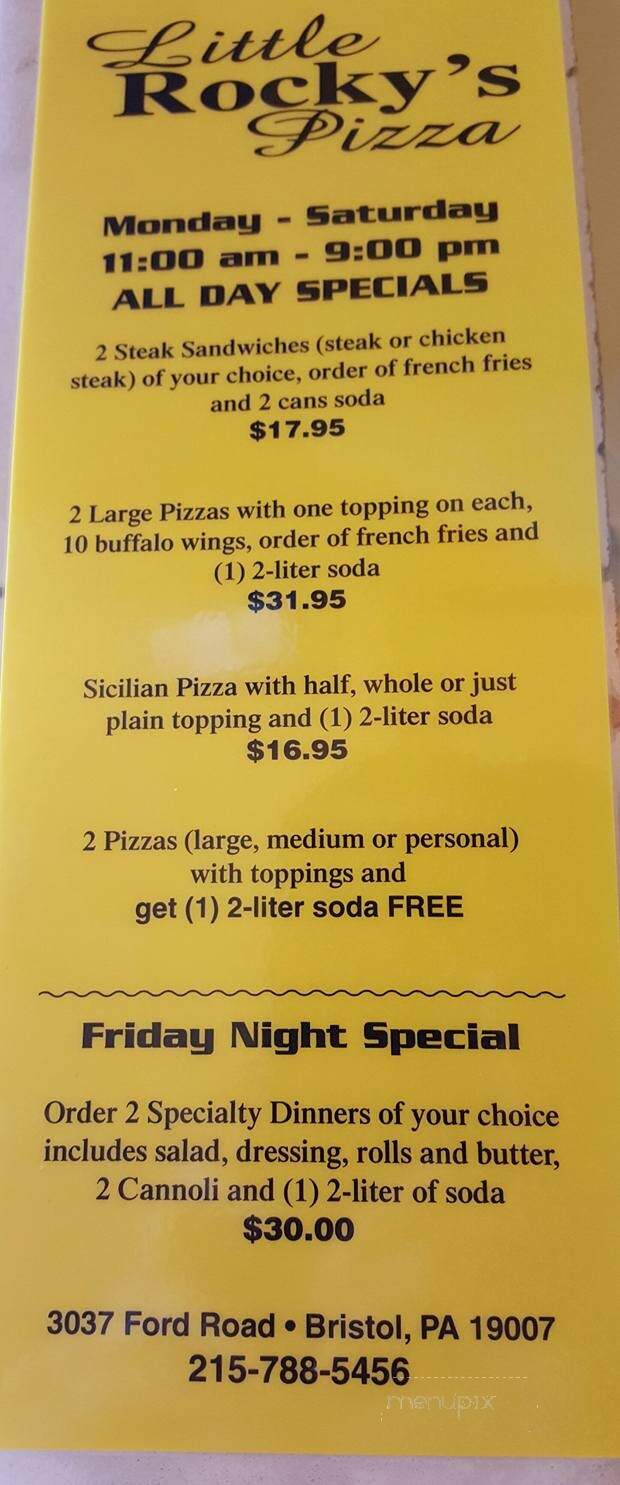 Little Rocky's Pizza - Bristol, PA