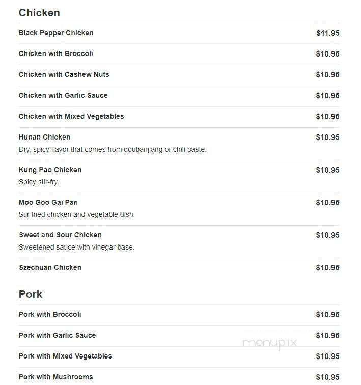 Emperor's Buffet & Grill - Appleton, WI menu_pic