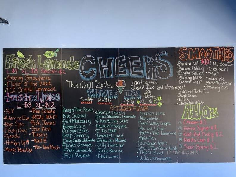 Cheers Nutrition - Arlington, TX menu_pic