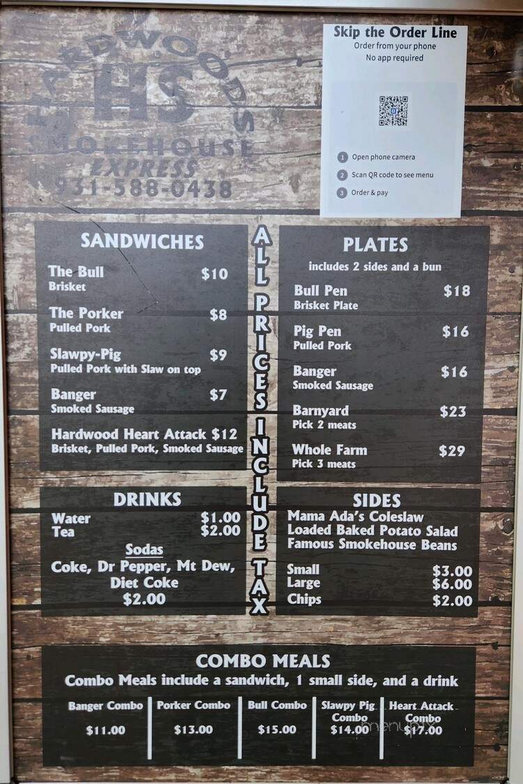 Swing On Brewing - Crossville, TN menu_pic
