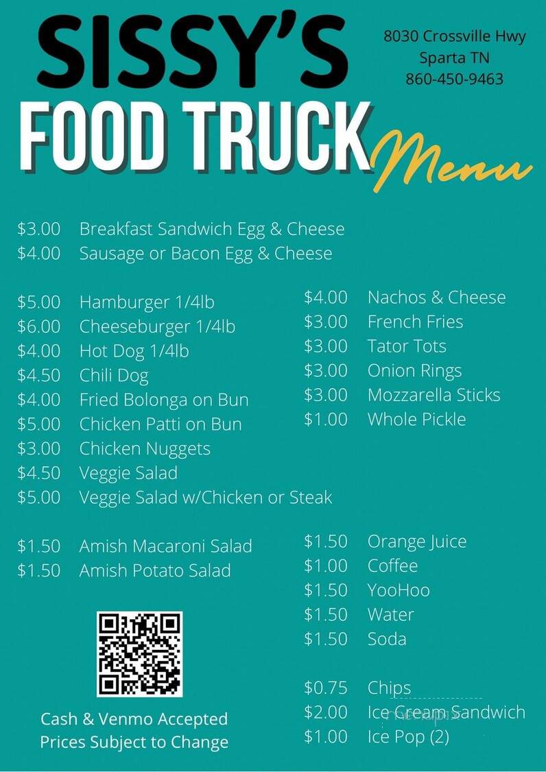 Swing On Brewing - Crossville, TN menu_pic