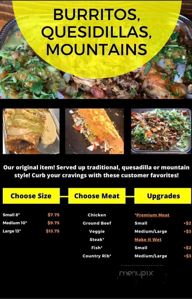Bigfoot Burrito - Bangor, MI menu_pic