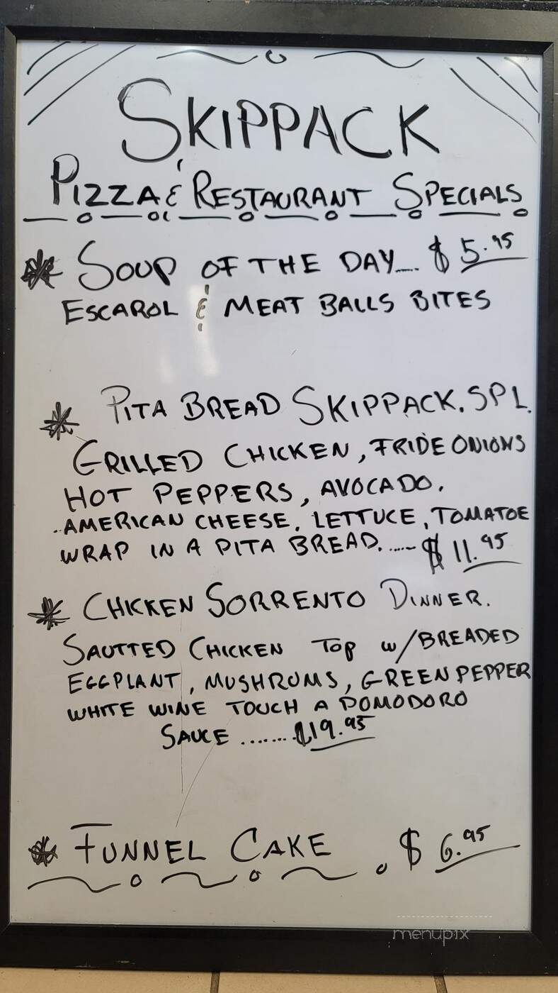 Skippack Pizza - Skippack, PA menu_pic
