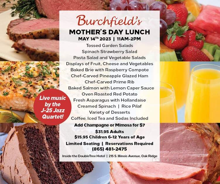 Burchfield's Restaurant - Oak Ridge, TN menu_pic