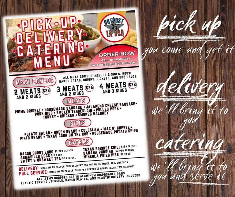Outpost 36 - Keller, TX menu_pic