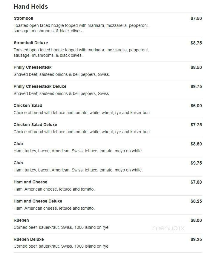 Mikie's Pub - Indianapolis, IN menu_pic