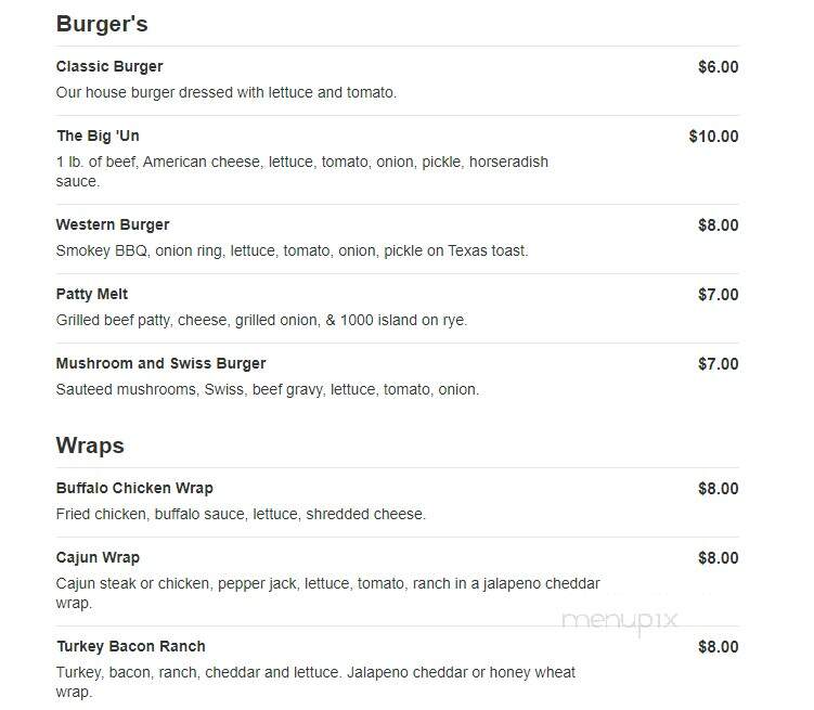 Mikie's Pub - Indianapolis, IN menu_pic