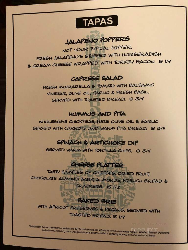 The Vine - Minocqua, WI menu_pic